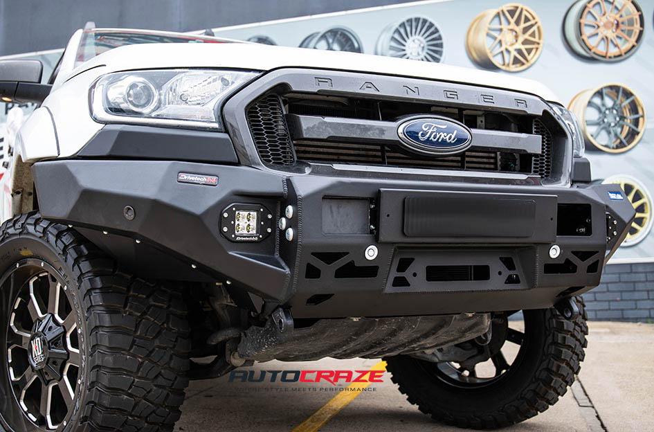 FORD RANGER BUCK 25 XD GLOSS BLACK MILLED ACCENTS